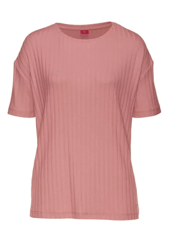 Damenshirts|s.Oliver T-Shirt Pink