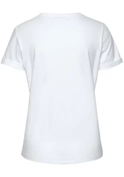 Damenshirts|Bench. T-Shirt Schwarz, Weis