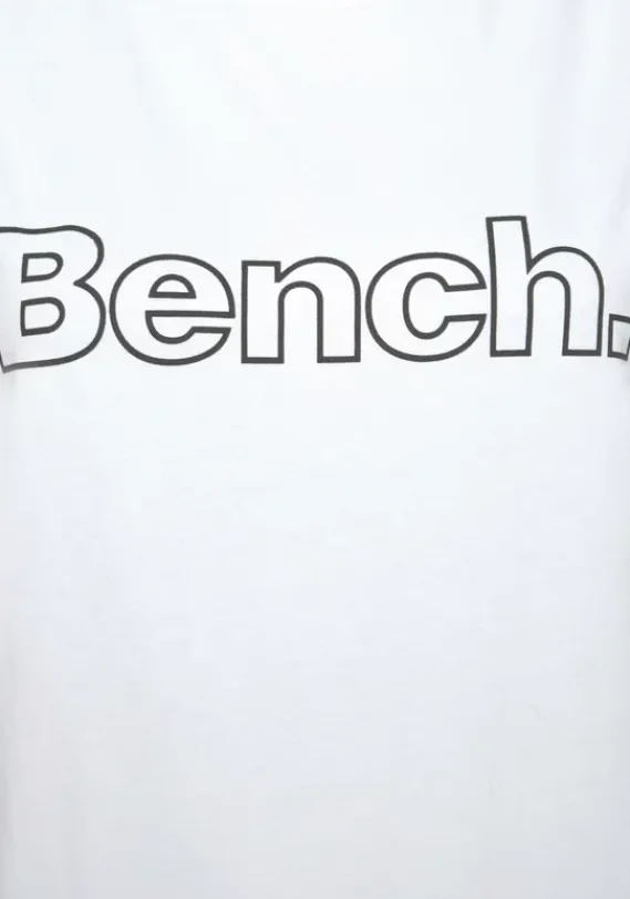 Damenshirts|Bench. T-Shirt Schwarz, Weis