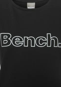 Damenshirts|Bench. T-Shirt Schwarz, Weis