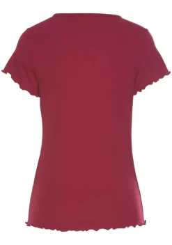 Damenshirts|s.Oliver T-Shirt Weinrot