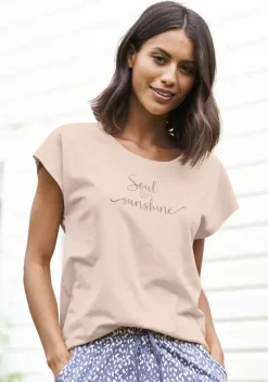 Damenshirts|Vivance Dreams T-Shirt Apricot