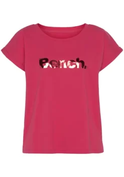 Homewear-Oberteile|Bench. T-Shirt"-Kurzarmshirt, Loungeshirt" Pink