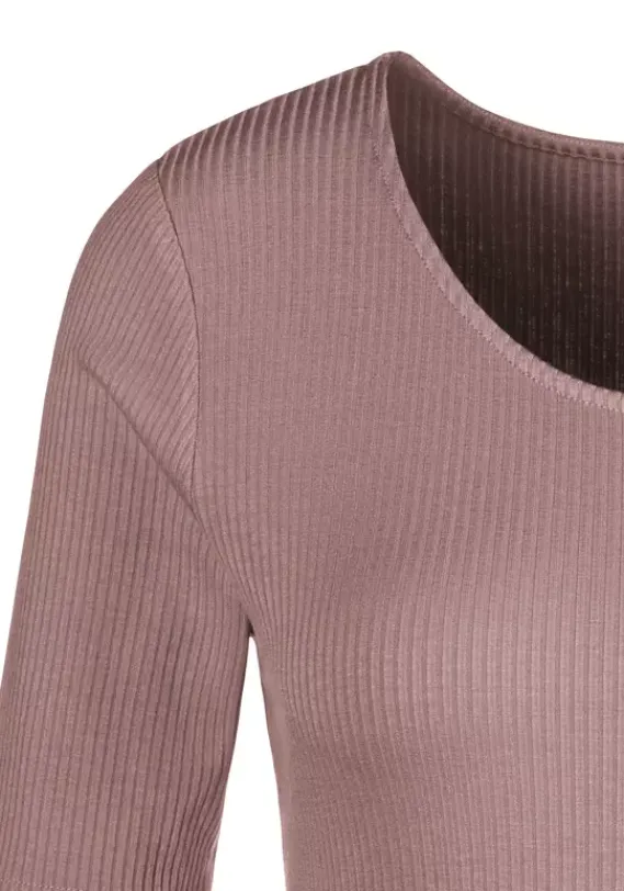 LASCANA Homewear-Oberteile<T-Shirt"Rippshirt"