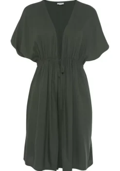 Kurze Kleider|LASCANA Tunika Dunkelgrun