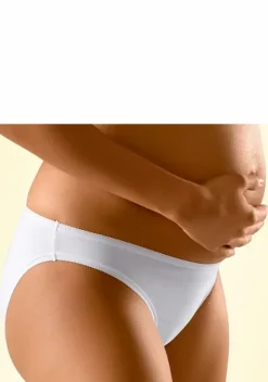 Slips|petite fleur Umstandsslip 2Xblau+2Xweis+1Xschwarz