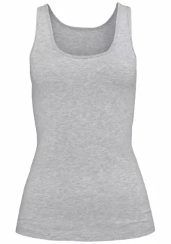 Nachhaltige Dessous & Wasche|H.I.S Unterhemd Grau-Meliert, Schwarz