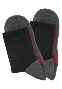 Socken|H.I.S Wandersocken Schwarz