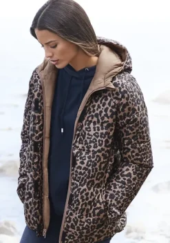 Jacken & Mantel|Bench. Wendejacke Leo-Gemustert-Camelfarben