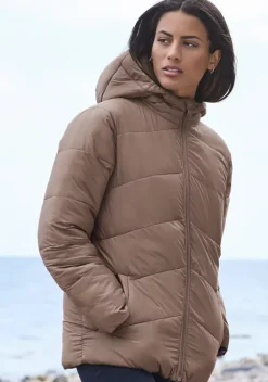 Jacken & Mantel|Bench. Wendejacke Leo-Gemustert-Camelfarben