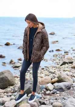 Jacken & Mantel|Bench. Wendejacke Leo-Gemustert-Camelfarben