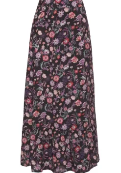 Rocke|LASCANA Wickelrock Schwarz-Bedruckt