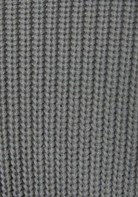 Jacken & Mantel|LASCANA Wickelstrickjacke Grau
