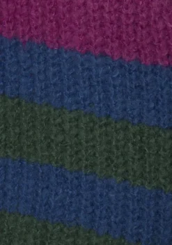 Jacken & Mantel|LASCANA Wickelstrickjacke Braun Gestreift